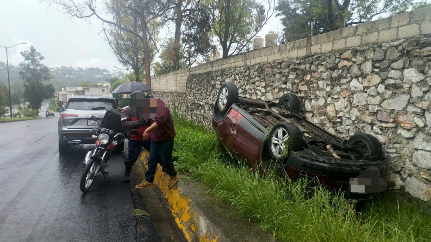 Volcadura Cadete Vicente Suárez