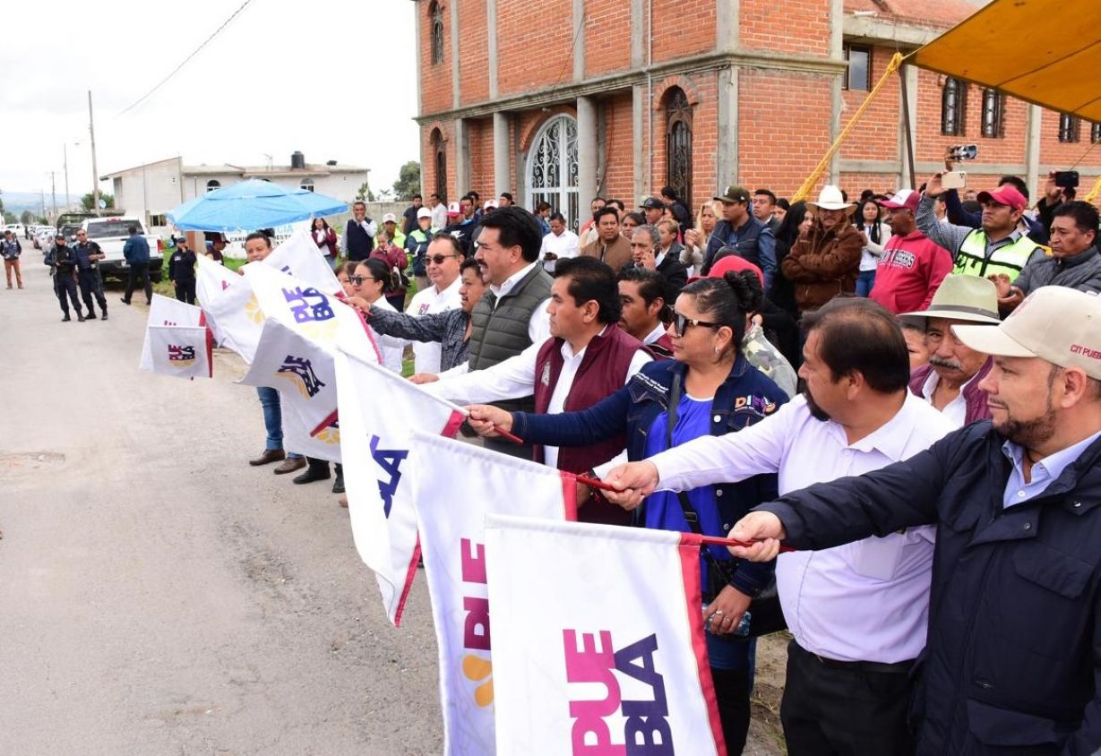 rehabilitación de carretera en Nopalucan