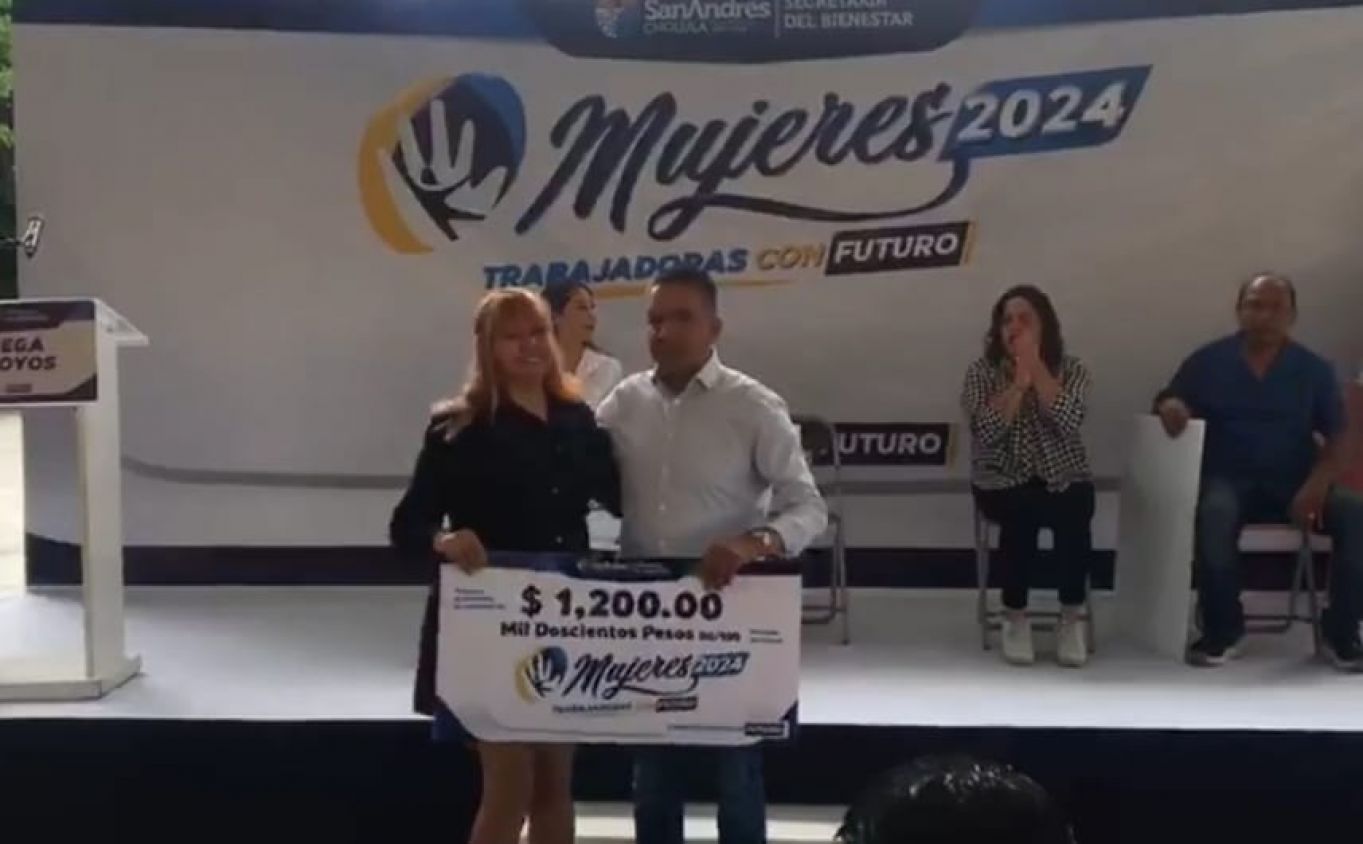 Cuarta entrega de apoyos económicos del programa “Mujeres Trabajadoras con Futuro