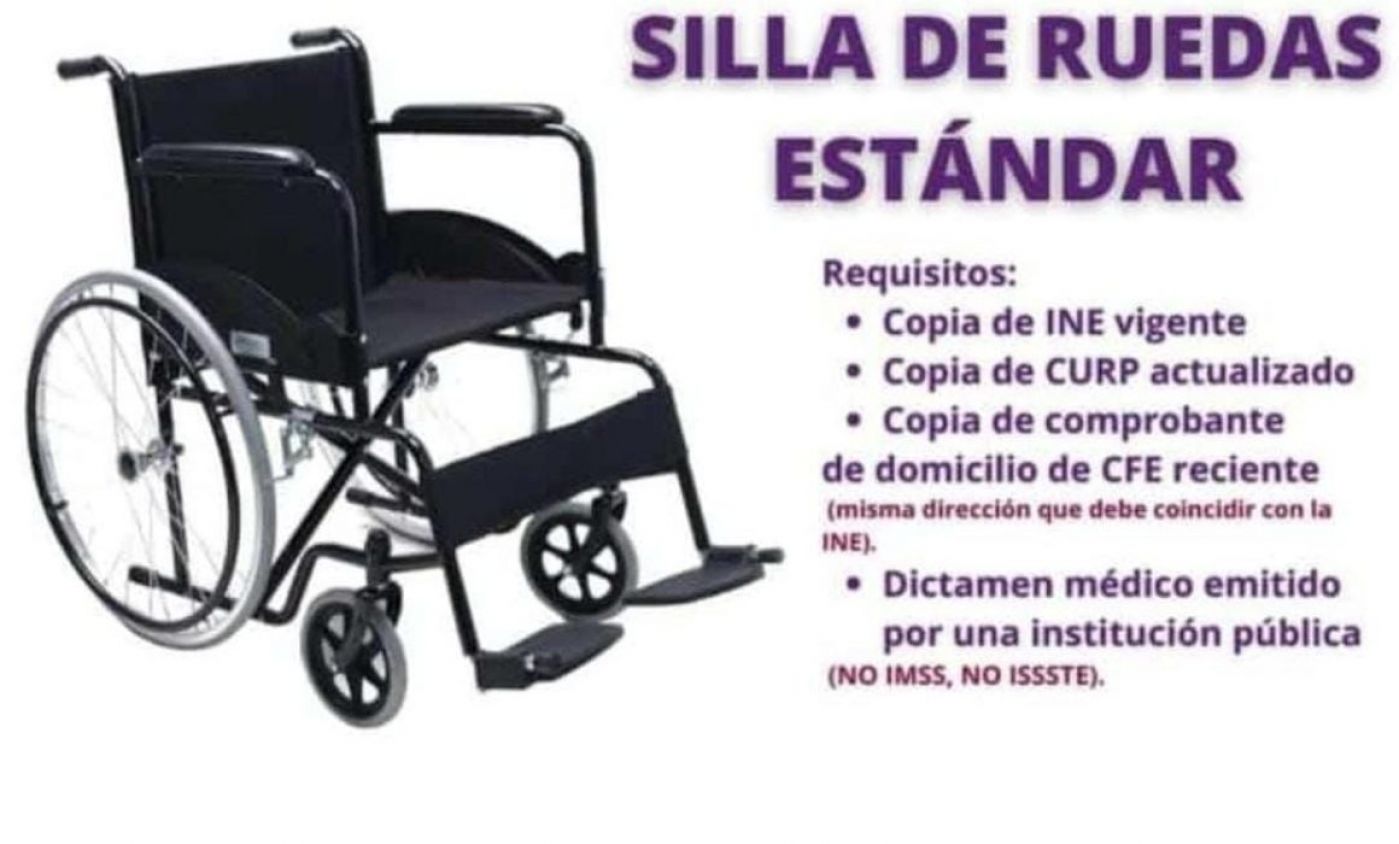 Ayuntamiento y Smdif Chiautempan invita a adquirir sillas de rueda estándar