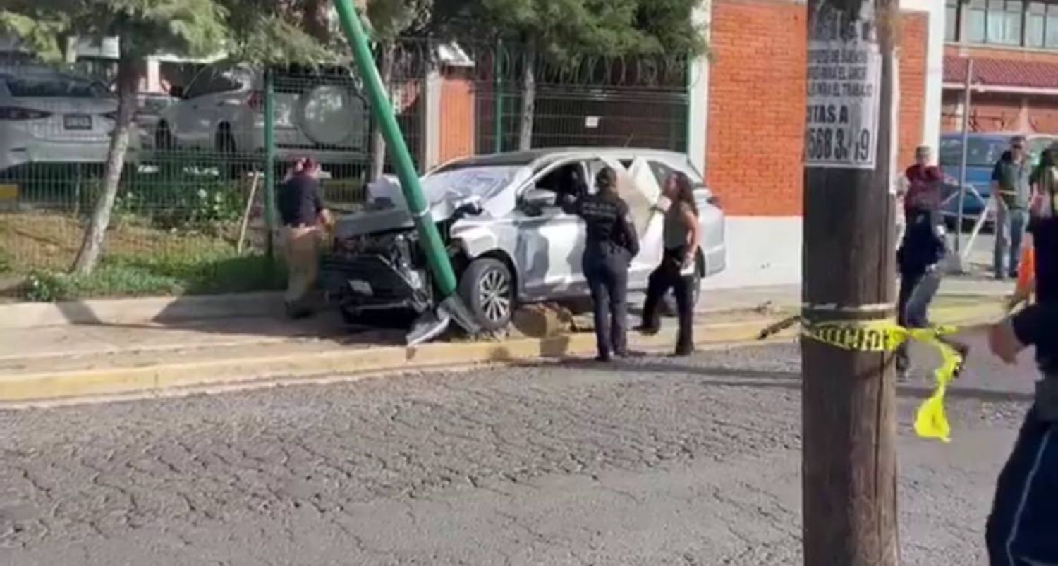 Balacera afuera del Centro Educativo Camino Real en Cholula