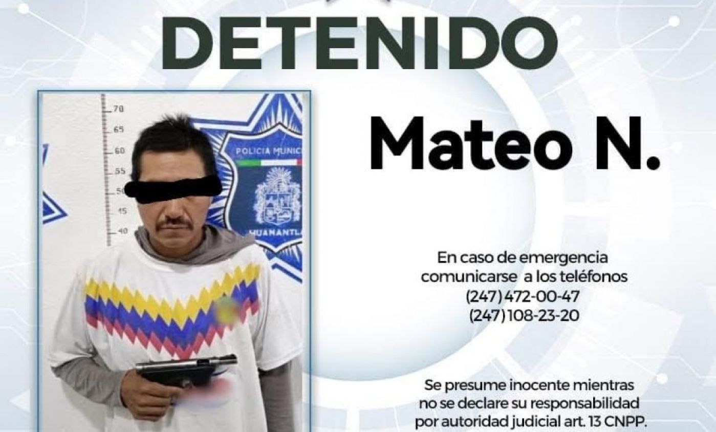 Protege policía de Huamantla a mujer de ser arrollada por su ex pareja