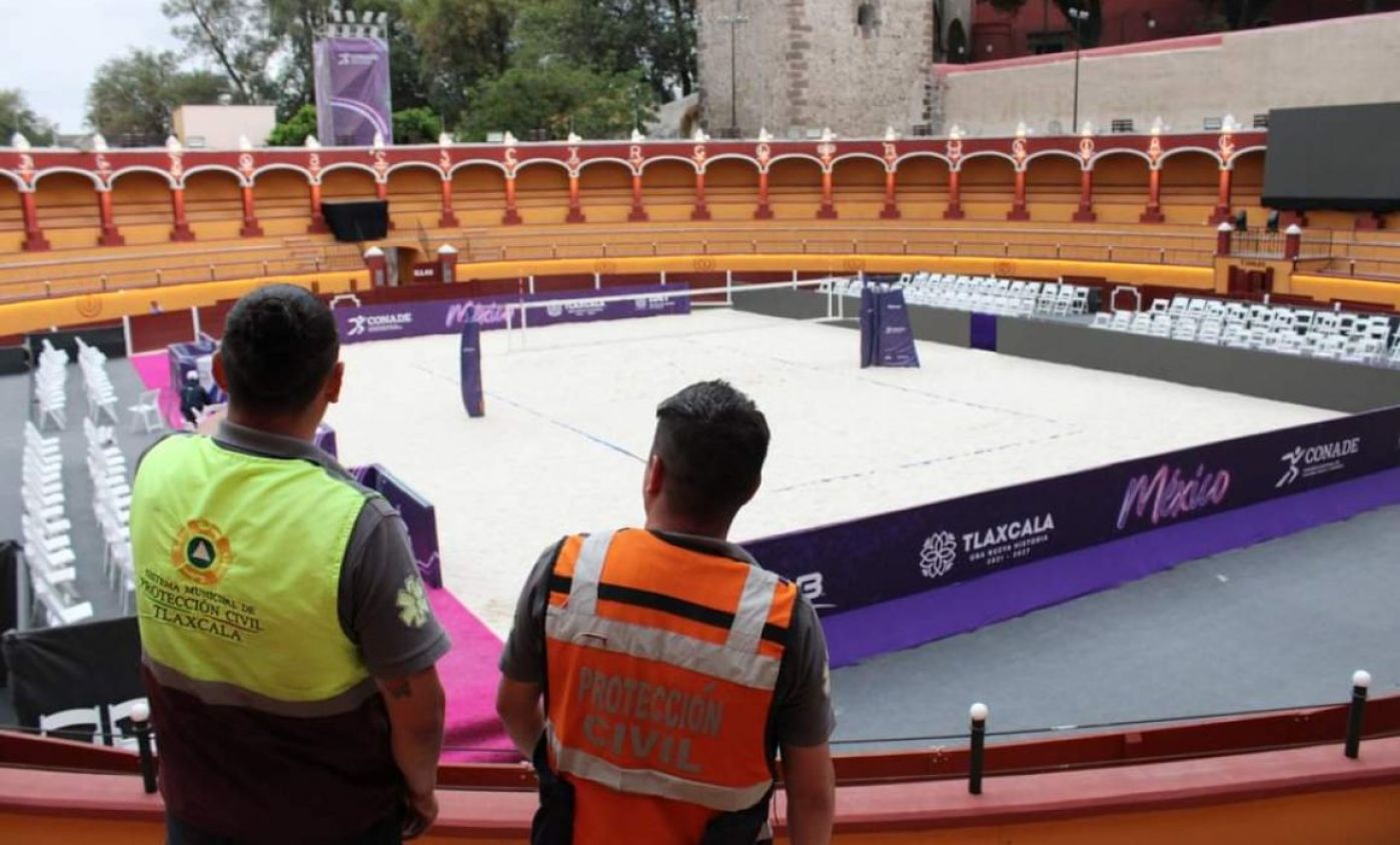 Verifica PC, instalaciones para clasificatorio de Voleibol de Playa