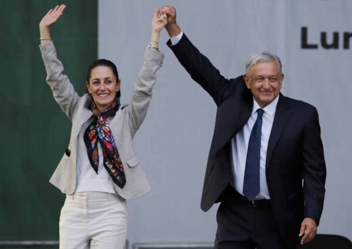 “Estoy muy contento”; AMLO ante el triunfo de Sheinbaum 