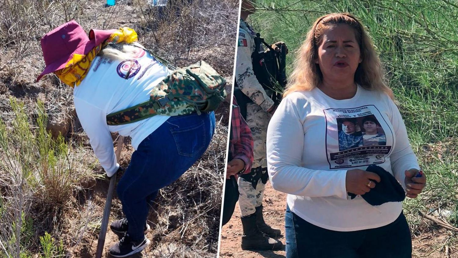 Ceci Flores enferma por realizar su labor como buscadora de desaparecidos