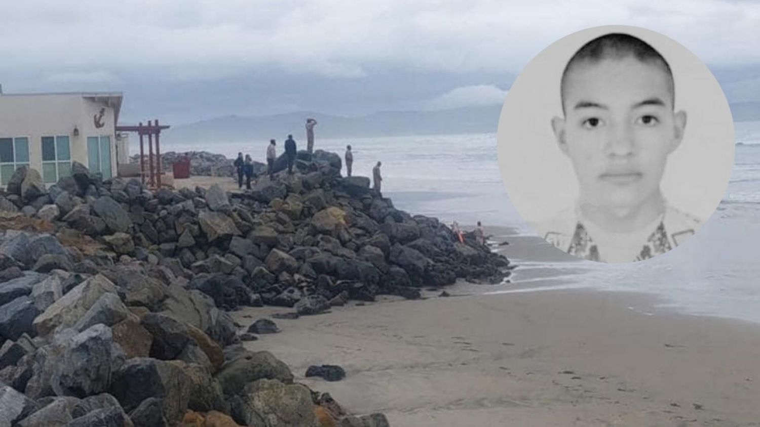 Óscar Abraham Sánchez, el séptimo y último cadete arrastrado por una ola en Ensenada