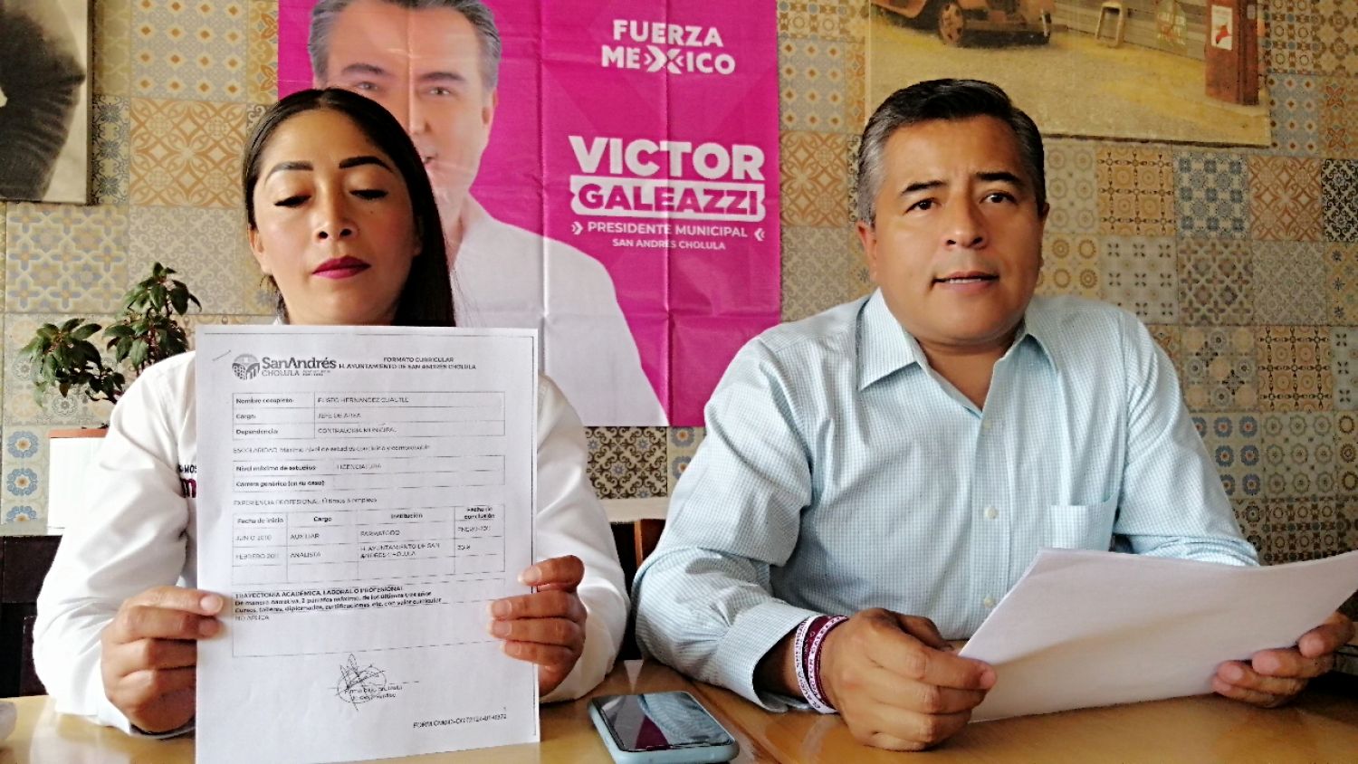 Acusan irregularidades en la administración municipal de San Andrés Cholula