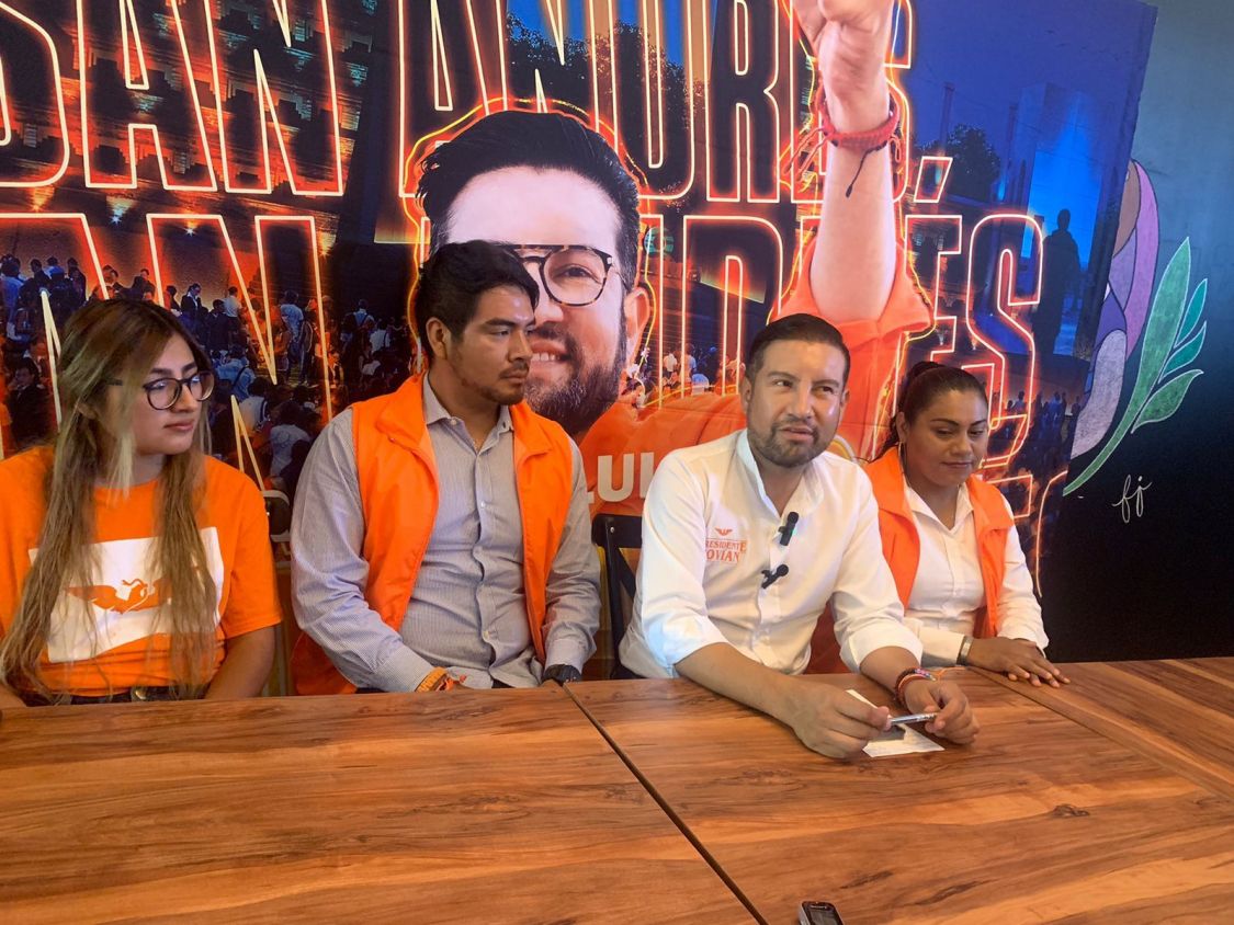 Con verdaderas propuestas en beneficio de San Andrés Cholula, Eduardo Covián camina a la jornada electoral 