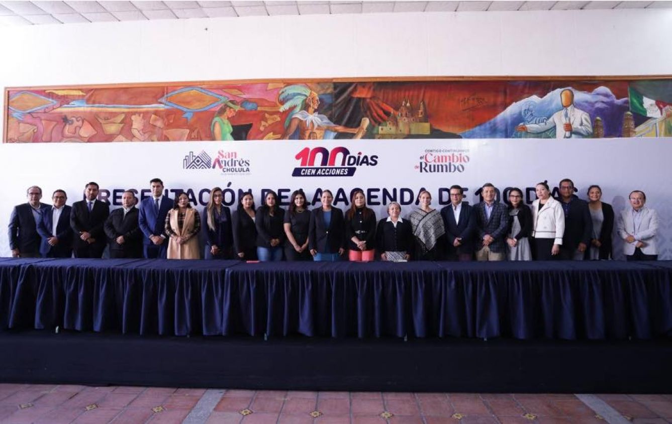 Presentación de la Agenda de los 100 Días de Gobierno: San Andrés Cholula