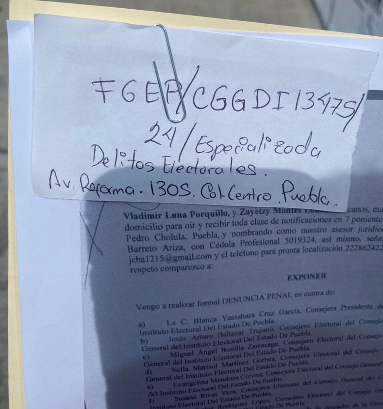 Roxana Luna ratifica denuncia contra consejeros electorales por delitos electorales