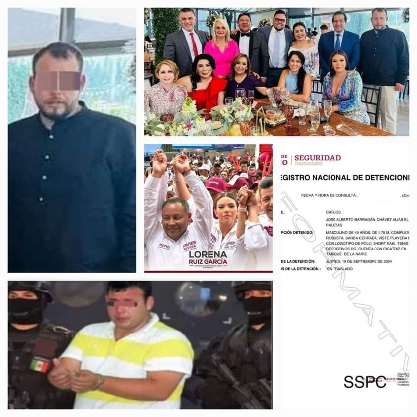 Capturan a “El Paletas”: Esposo de diputada vinculado a crimen organizado