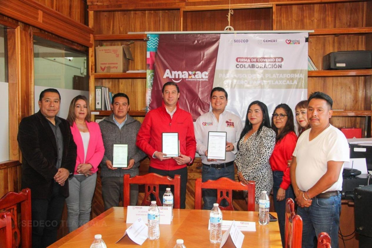 Sedeco impulsa inversión y agiliza trámites con cinco municipios en Tlaxcala
