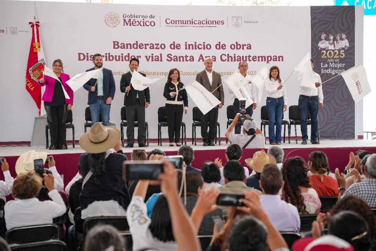 Arranca el Distribuidor Vial Santa Ana Chiautempan con inversión de 650 mdp
