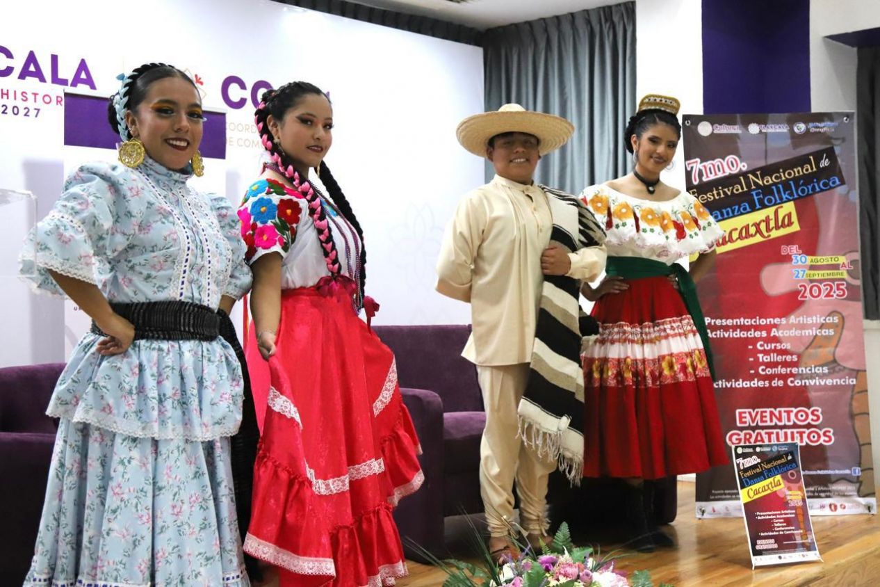 7mo Festival Nacional de Danza Folklórica Cacaxtla en 15 municipios de Tlaxcala