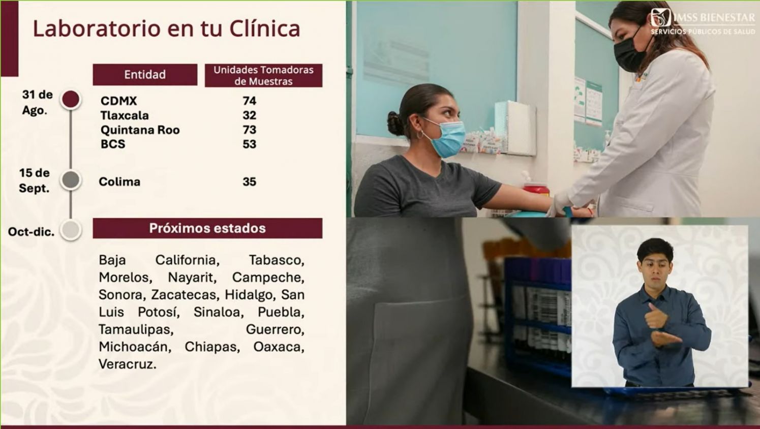Tlaxcala se integra a “Laboratorio en tu Clínica” para mejorar la salud local
