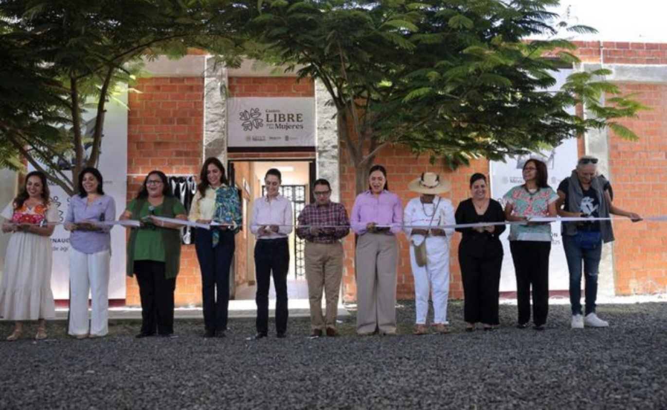 Sheinbaum inaugura en Silao un nuevo Centro LIBRE para mujeres
