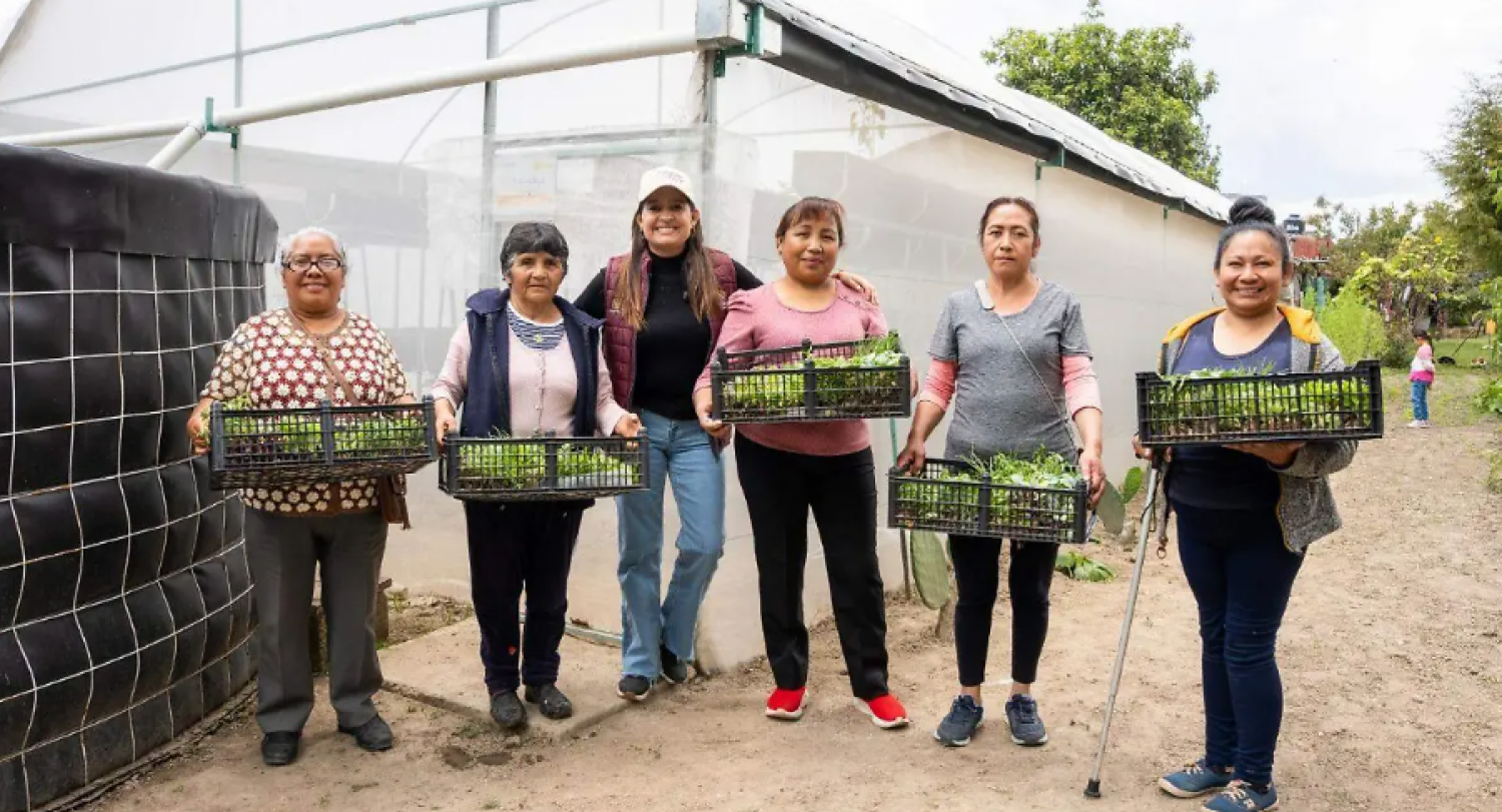 Huertos familiares mejoran la alimentación de 275 familias en Tlaxcala