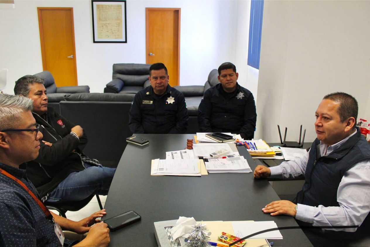 Coordinación para seguridad en San Andrés Cholula