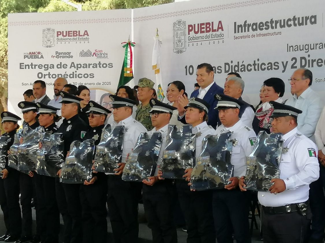 Inauguran 10 aulas didácticas en Primaria “Aquiles Serdán” de San Andrés Cholula