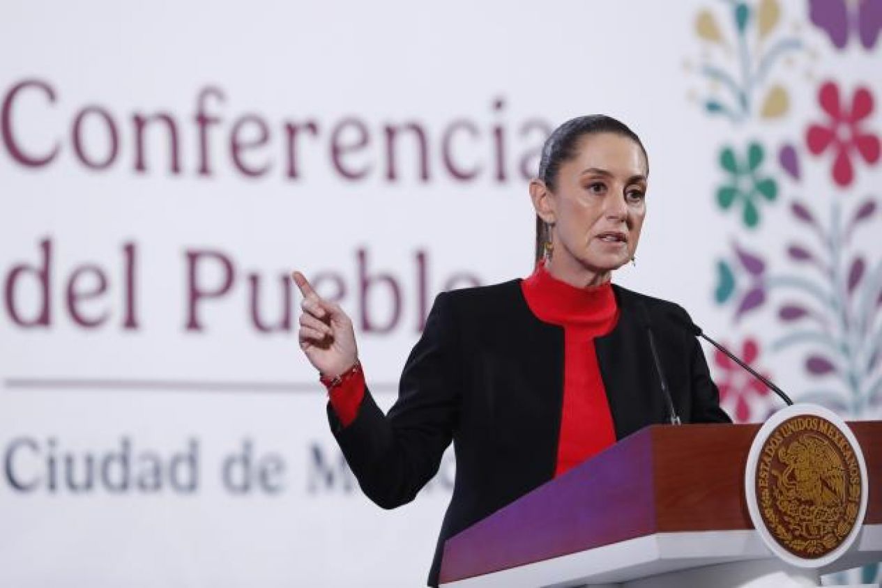 Claudia Sheinbaum repudia la entrega de regalos del CJNG en Tabasco