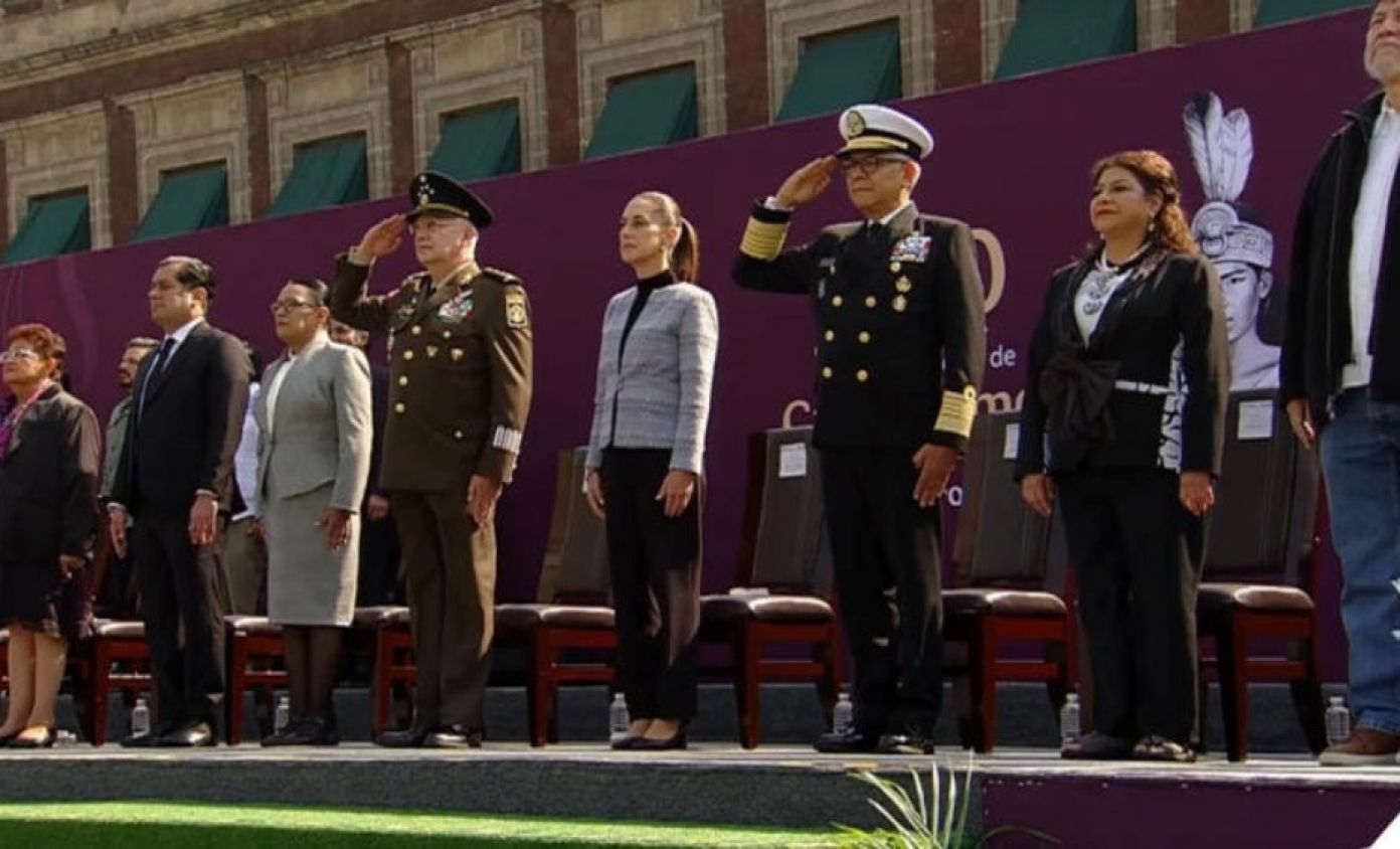 Claudia Sheinbaum conmemora los 500 años de la ejecución de Cuauhtémoc