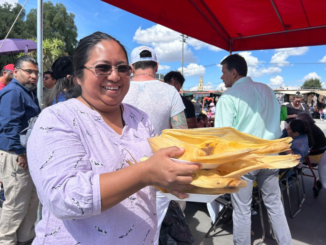 Más de 10 mil cholultecas y turistas se dieron cita en el Parque Soria para degustar este milenario alimento
