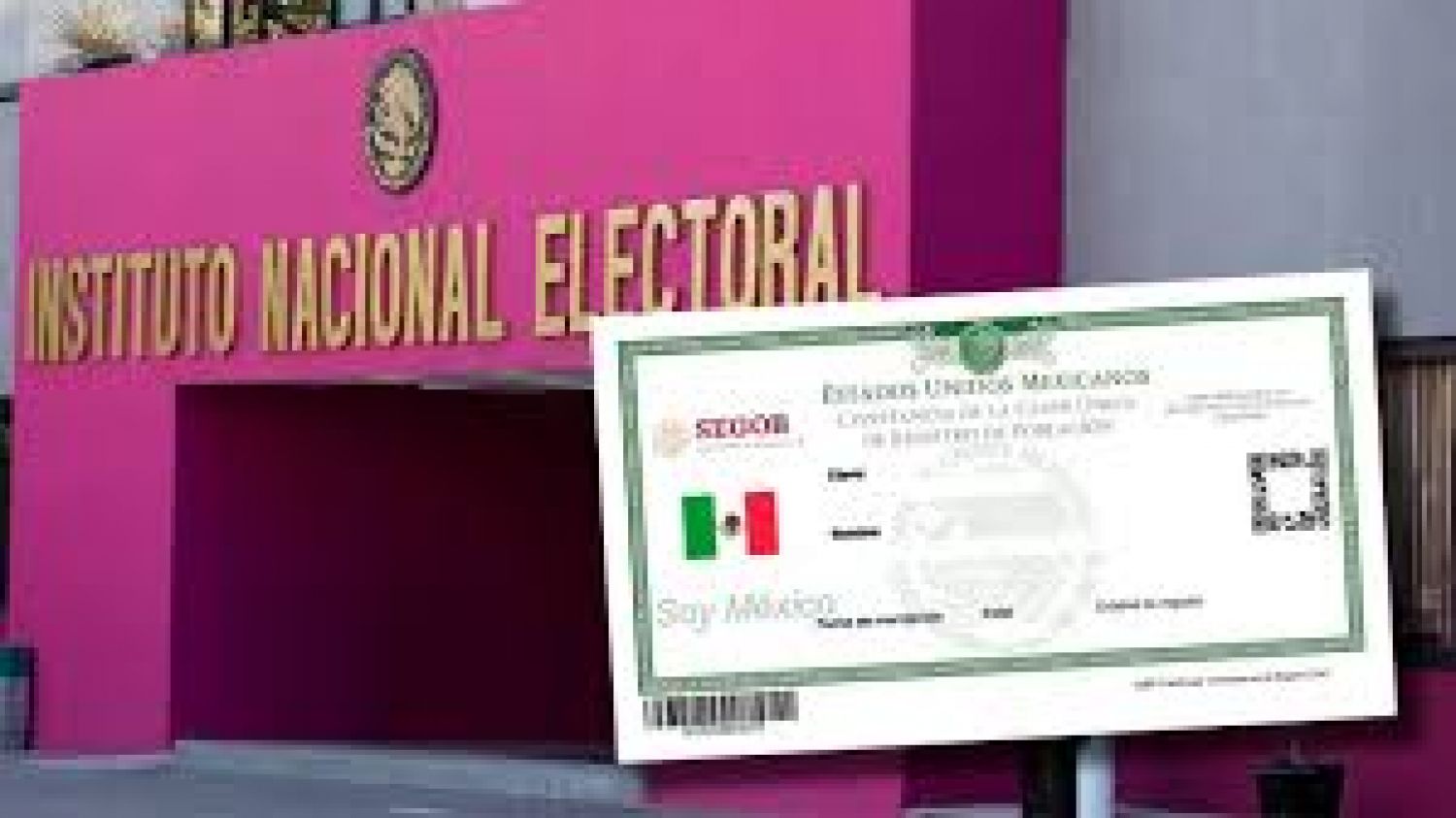 CURP biométrica reemplazará a la INE como identificación oficial