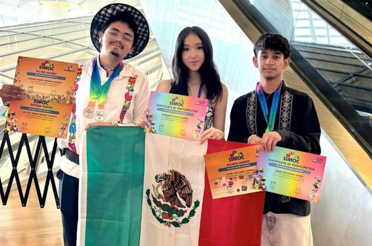 Puebla brilla en Singapur con talento matemático juvenil