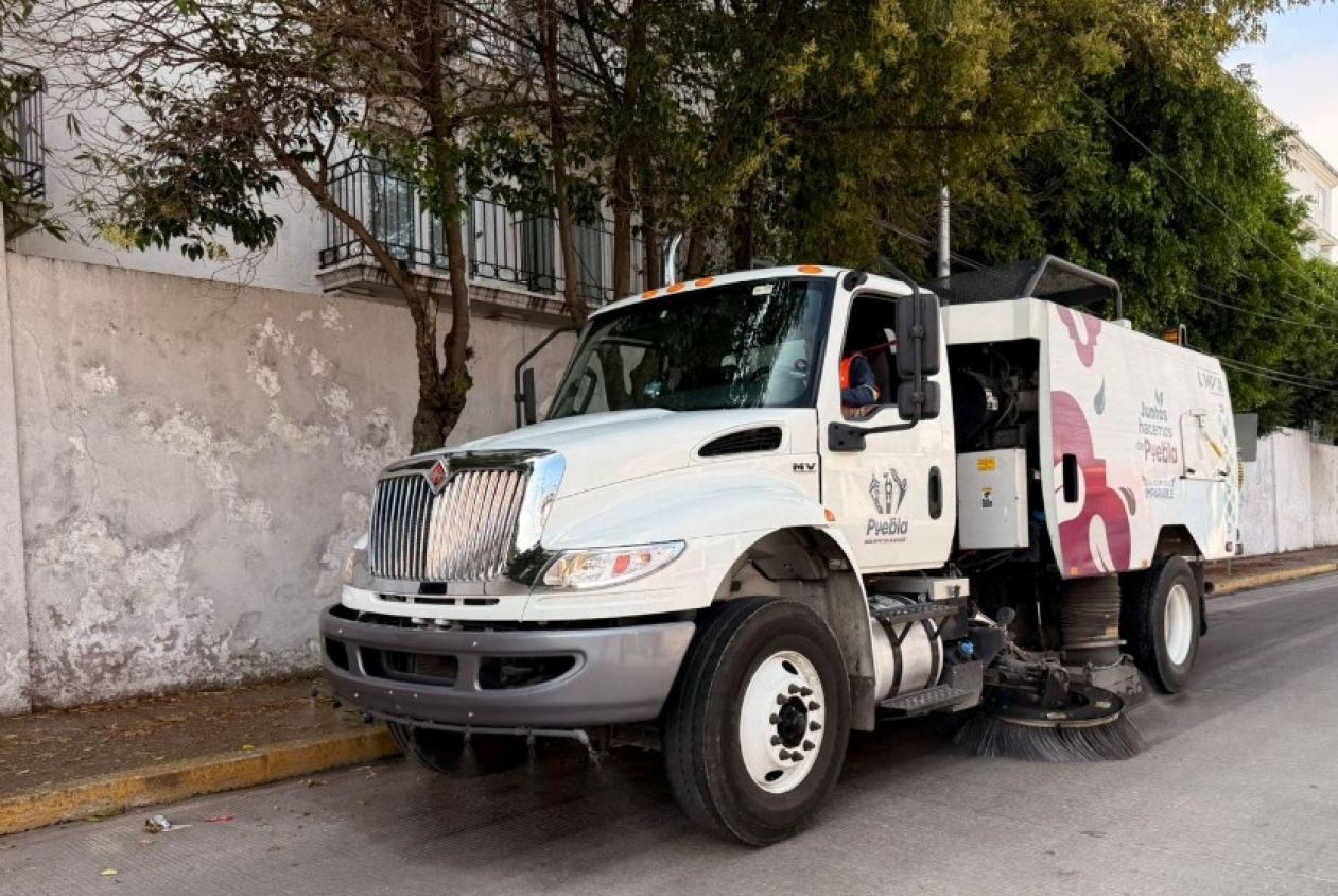 Gobierno de Puebla intensifica limpieza urbana ante temporada de lluvias