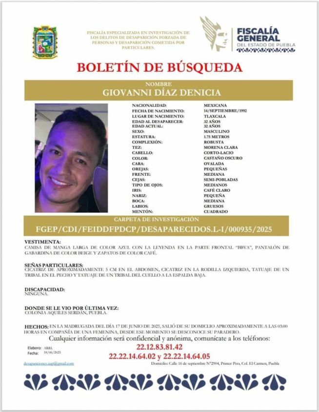 Preocupa en Tlaxcala alza de personas desaparecidas y no localizadas