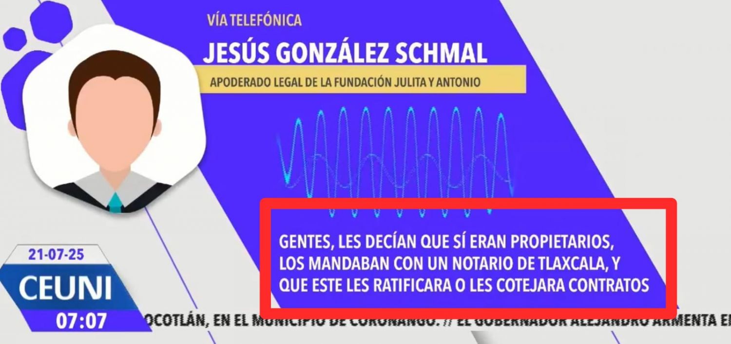 Notario tlaxcalteca habría colaborado en invasión de predios en Covadonga, Puebla