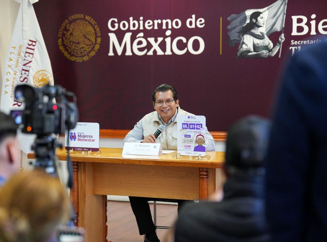 Busca Bienestar superar meta de 15 mil mujeres en el programa "Pensión Mujeres" en Tlaxcala