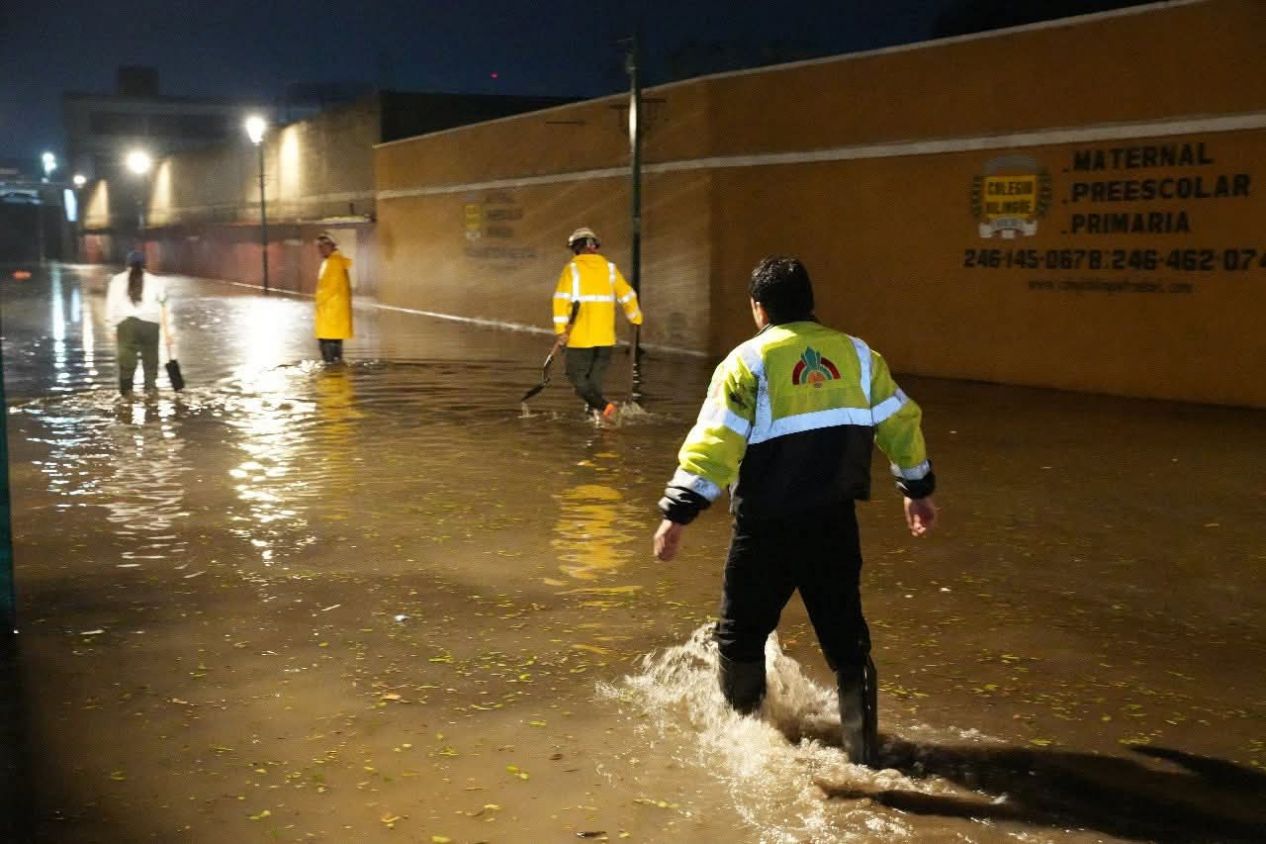 Advierte ayuntamiento capitalino por intensas lluvias, piden precauciones