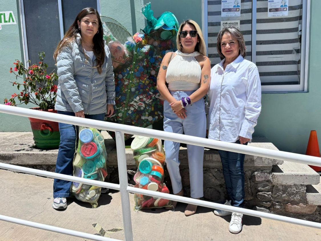 DIF Huamantla entrega tapitas que transforman vidas de niñas y niños