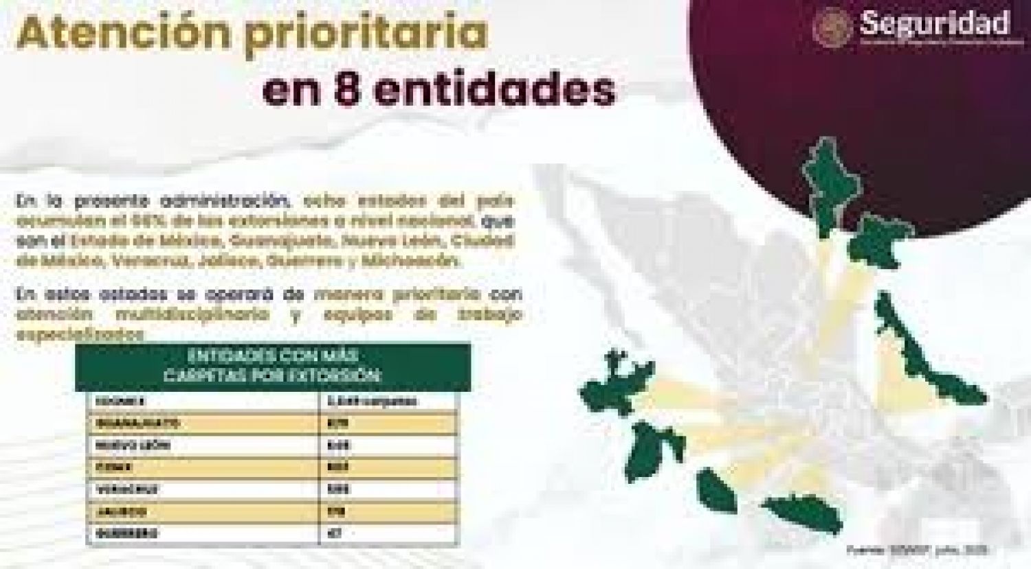 Activan el 089 para denunciar extorsiones con estrategia nacional SSPC