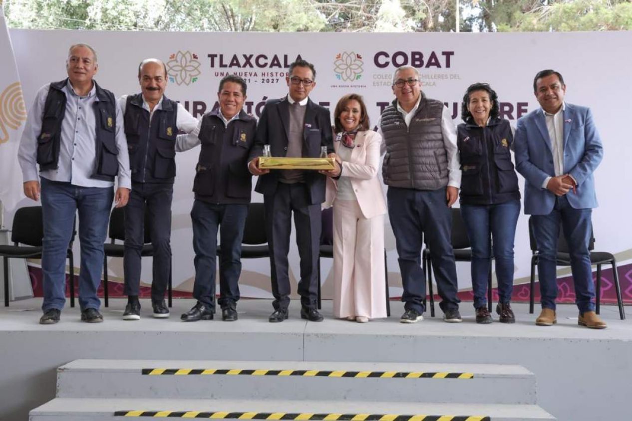 Gobierno de Tlaxcala transforma Cobat 11 con obras y apoyos clave