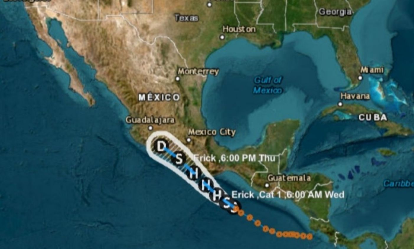 Gobierno de México instala Centro de Mando por tormenta Erick