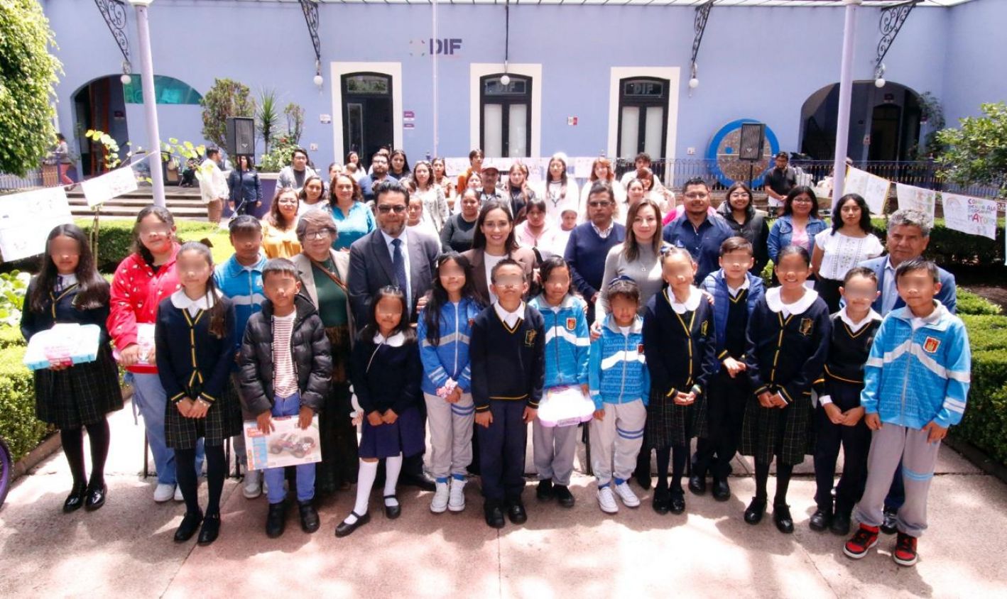 Niñez tlaxcalteca promueve el respeto a adultos mayores con arte
