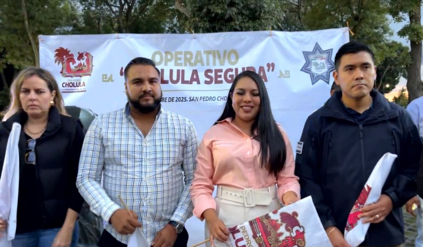 Reafirma Tonantzin Fernández compromiso con la seguridad a través de “Operativo Cholula Segura”