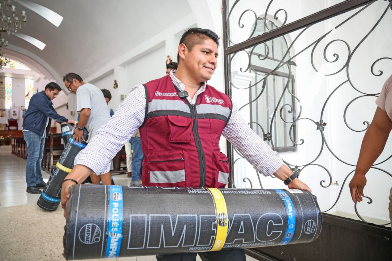 Realiza Omar Muñoz jornada de trabajo en Sanctorum y la cabecera municipal