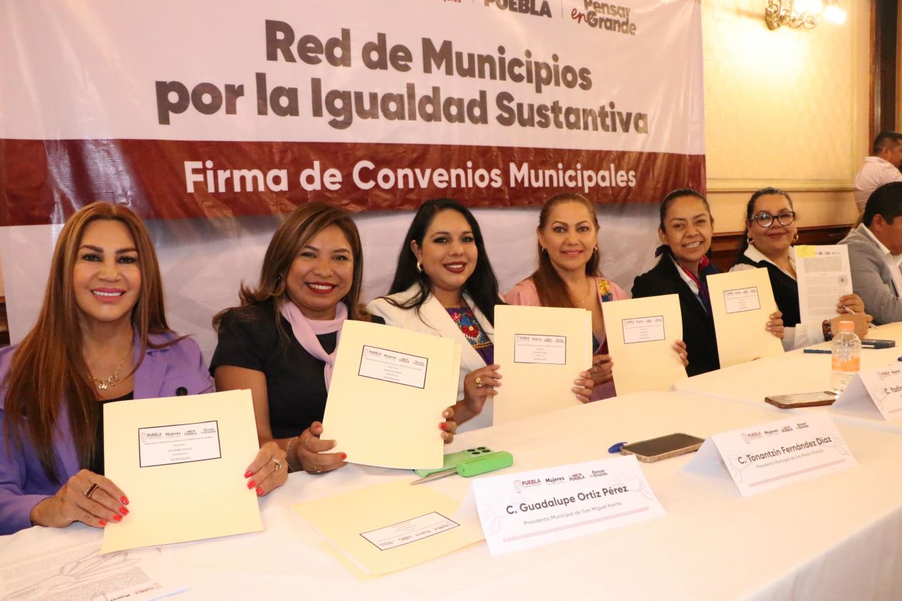 Puebla suma 33 municipios a la Red por la Igualdad y Justicia Social