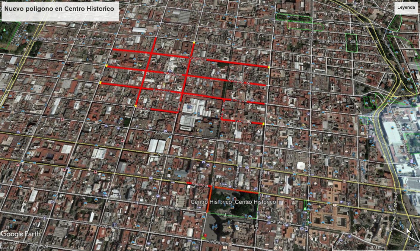 Ayuntamiento de Puebla inicia reapertura de calles del Centro Histórico