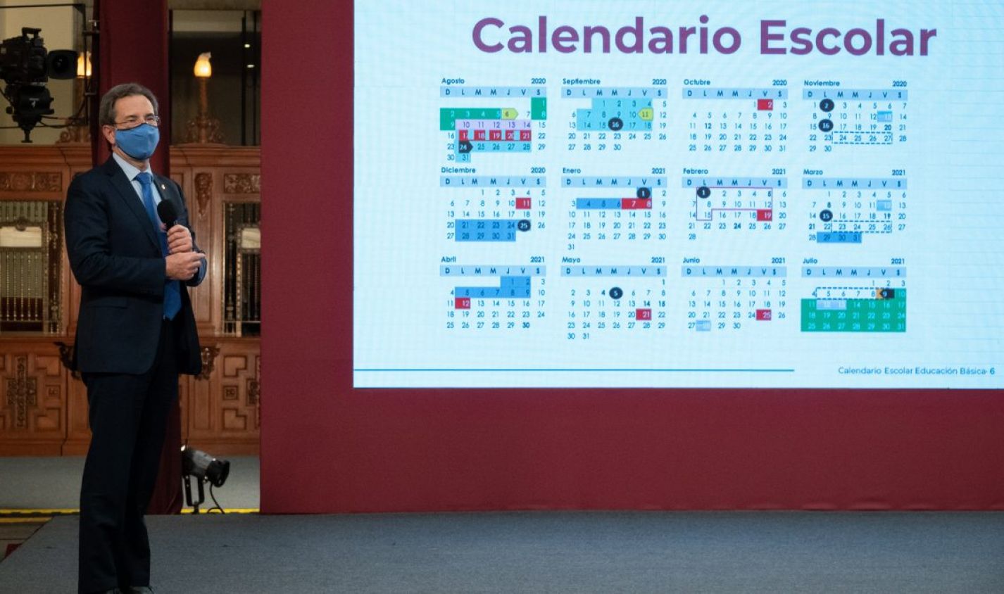 SEP publica calendario 2020-2021 para estudiantes y maestros