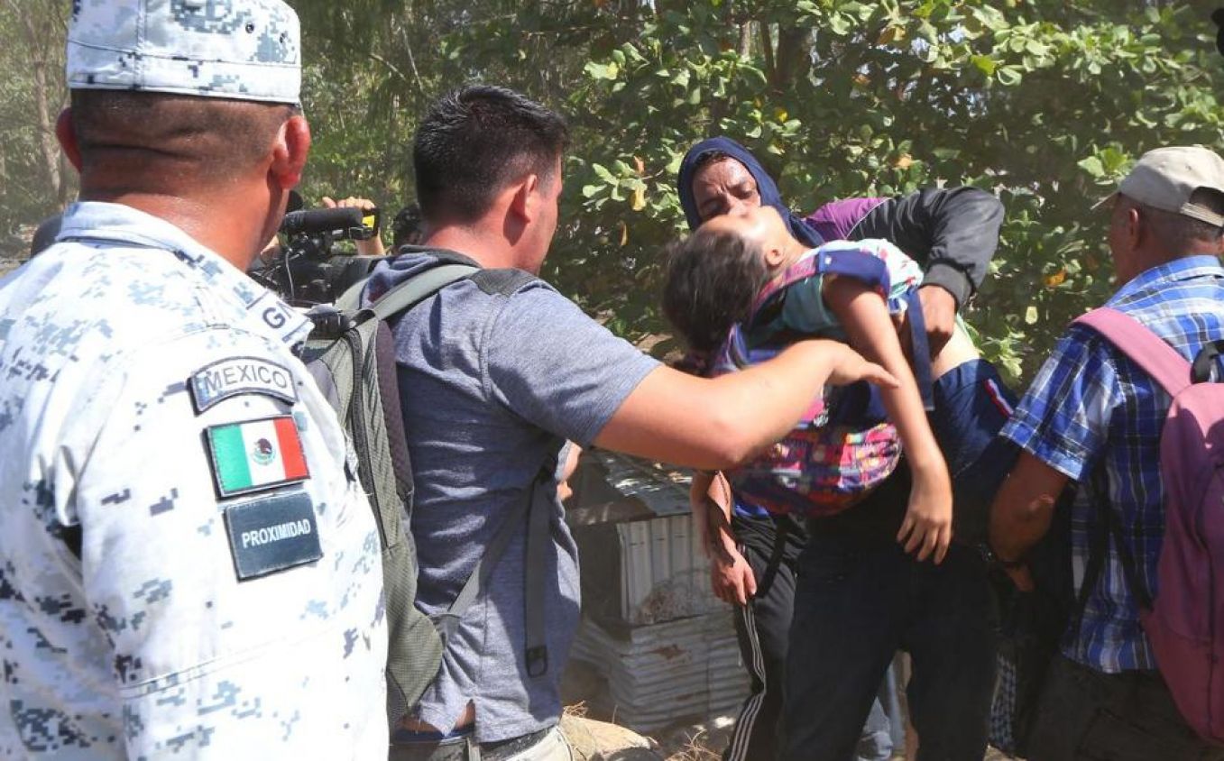 INM justifica actuación de Guardia Nacional contra migrantes en frontera sur
