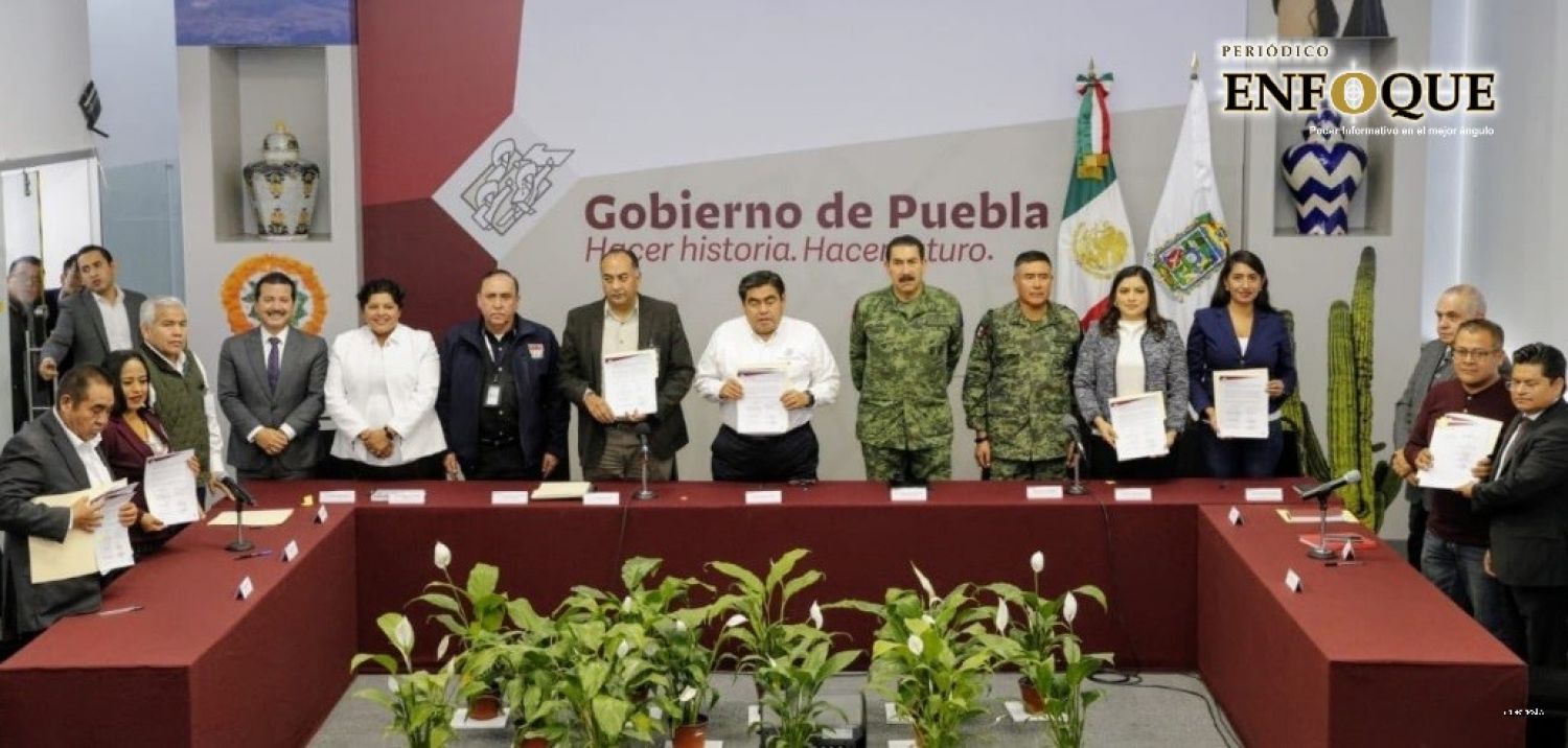 Miguel Barbosa trabajará con alcaldes de Zona Metropolitana para recuperar la seguridad: Rivera Vivanco (Fotos + Videos)