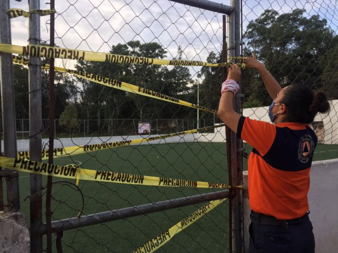 Personal de Protección Civil suspende partido de futbol en la Margarita