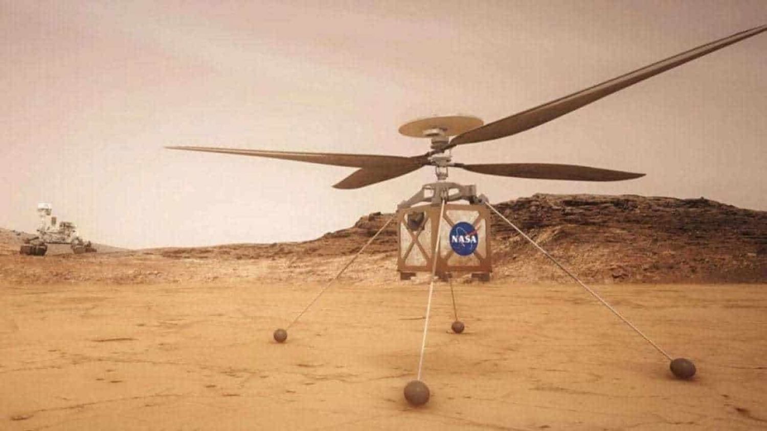Ingenuity, el primer 'helicóptero' que sobrevolará Marte en 2021
