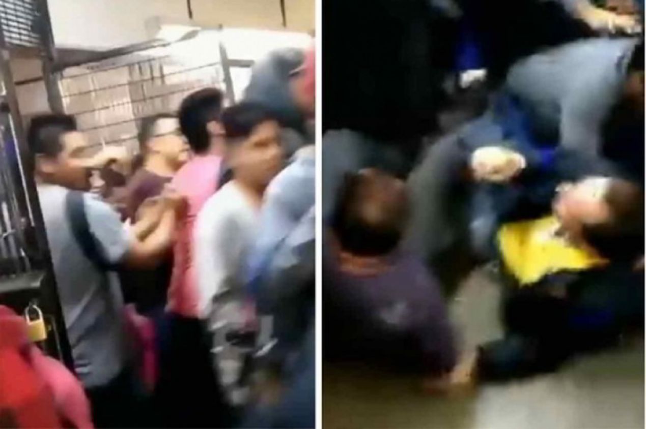 Estampida en el metro se viraliza por su paso arrollador pese a caídos