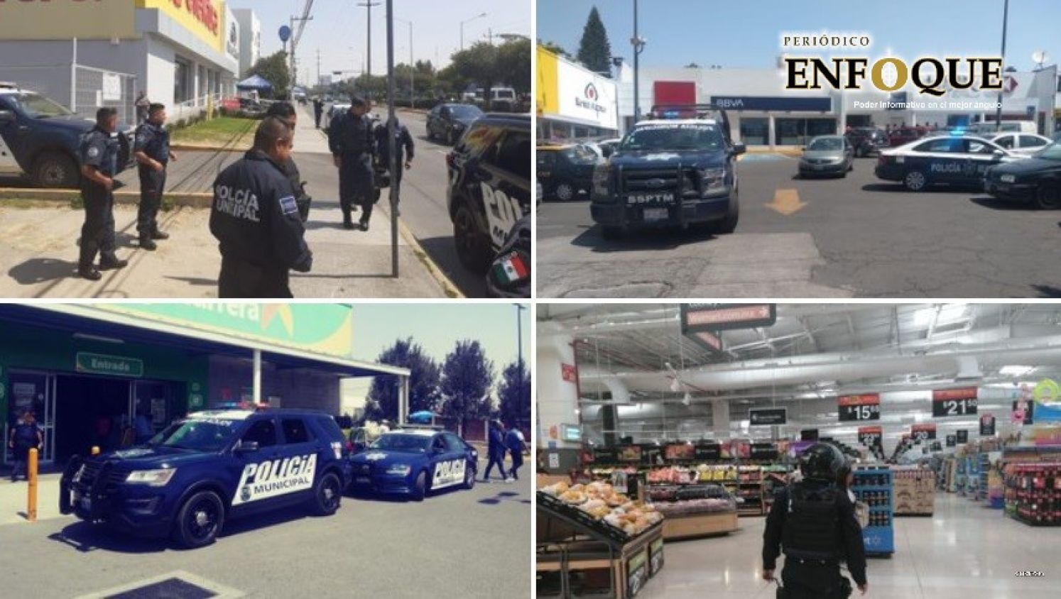 Evitan saqueos en comercios con operativos de seguridad (Fotos)