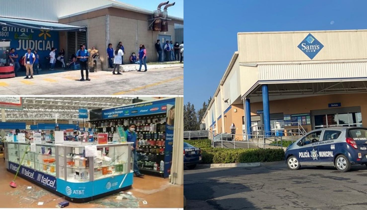 Roban celulares en tiendas de la línea Wal-Mart de San Pedro y San Andrés Cholula